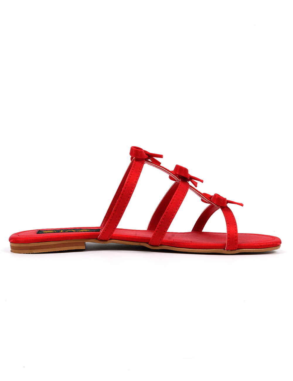 Red Semi Casual Slippers