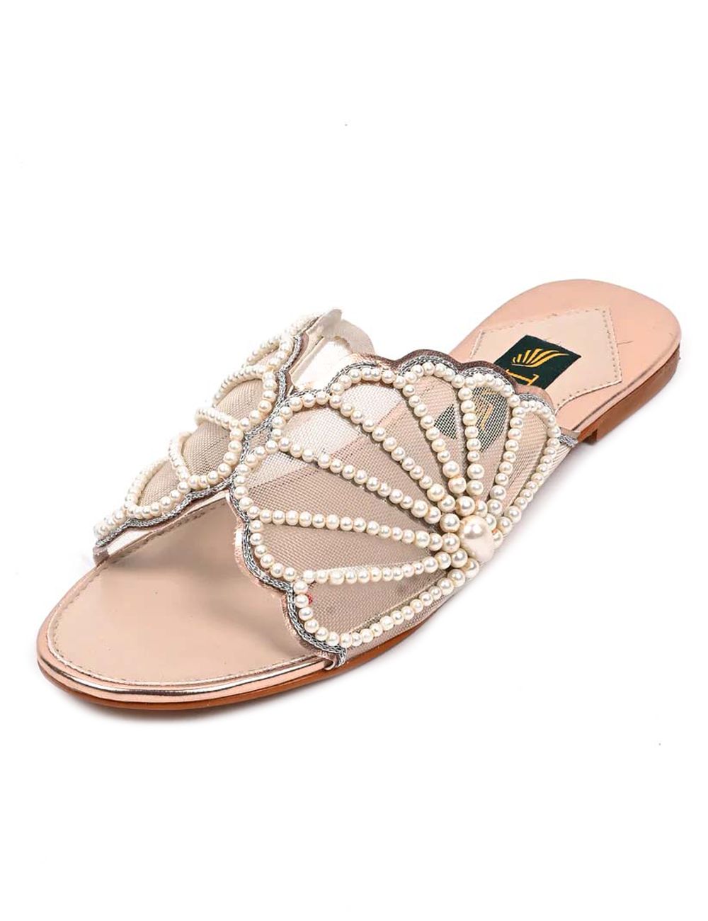 Peach Summer Formal Slippers