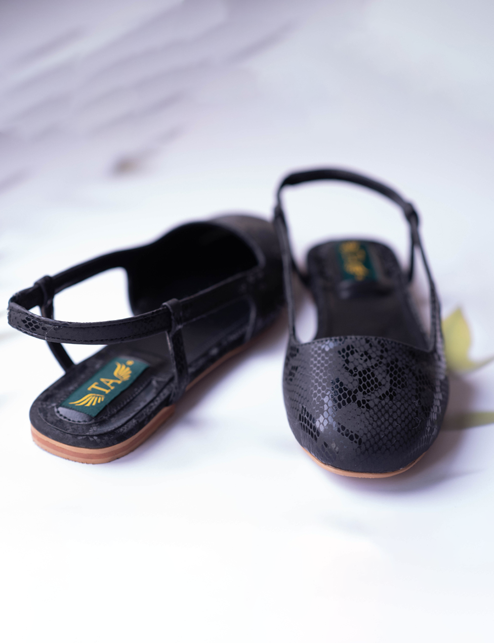 Casual black Synthetic Sandals