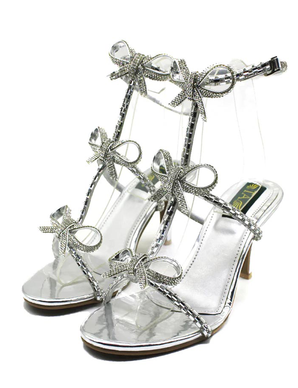 Silver Fancy Bridal Heel