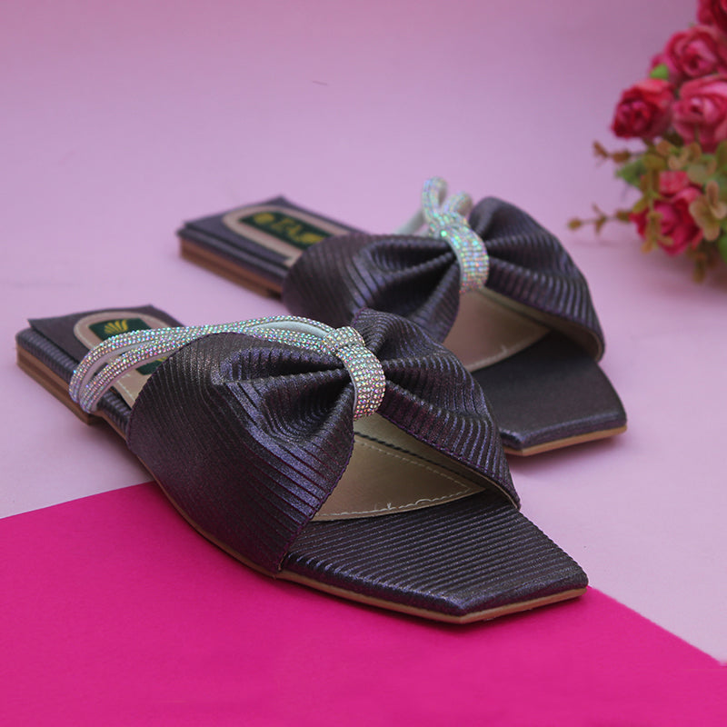 Purple Fancy Slippers