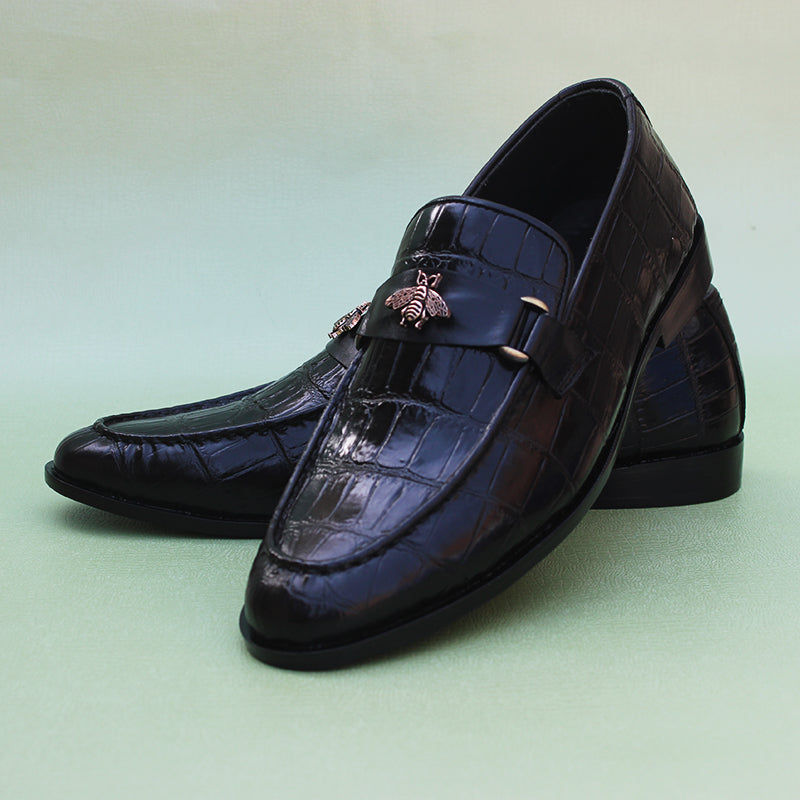 All Leather Black Shoes For Men