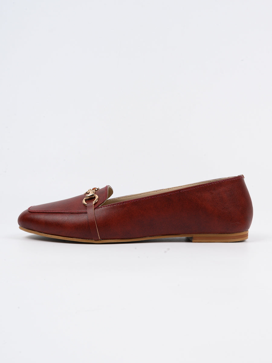 Brown Casual Pumps For Women's (6800836657292)