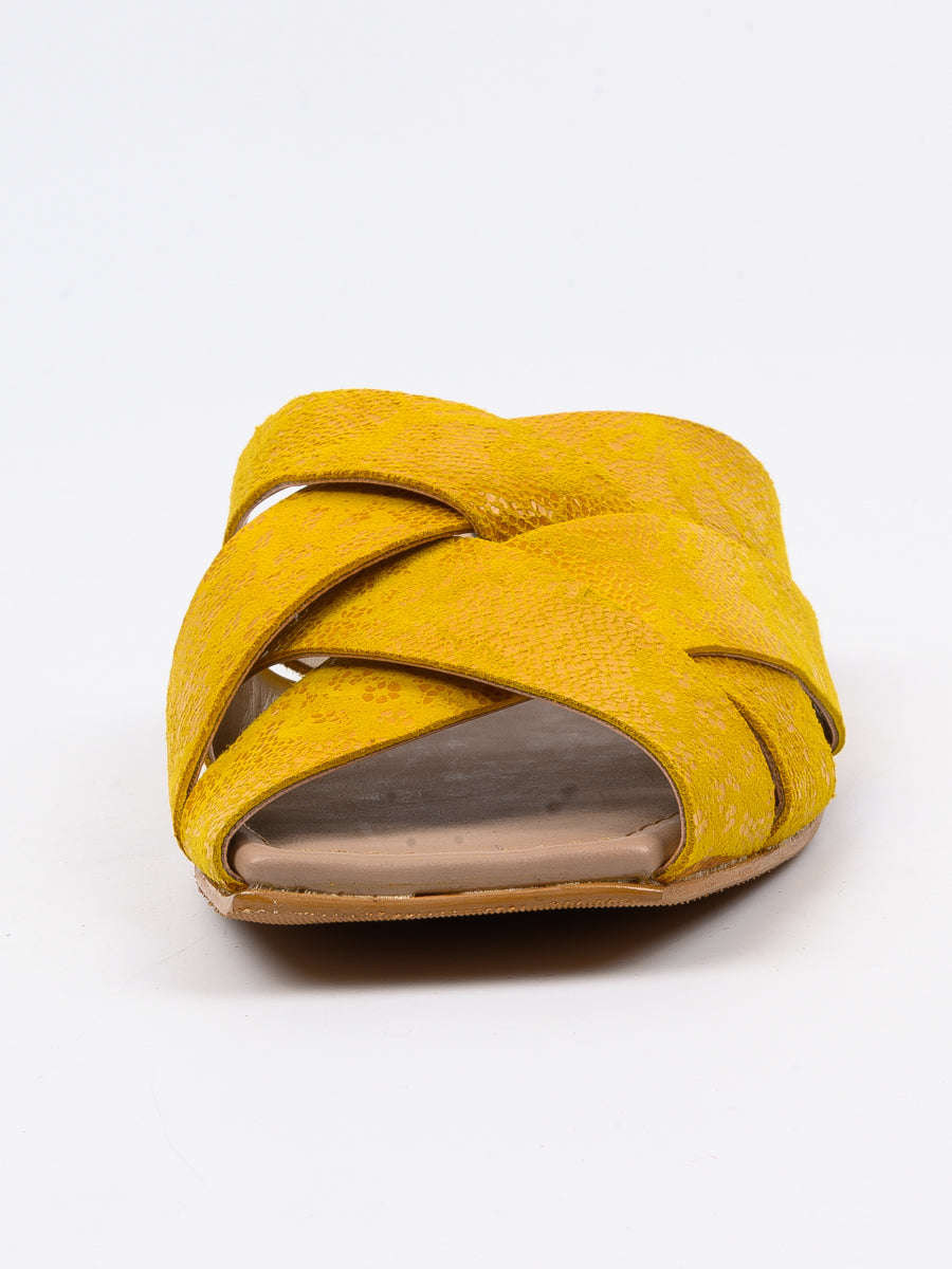 Women's Yellow Semi Casual Slipper (6801235443852)