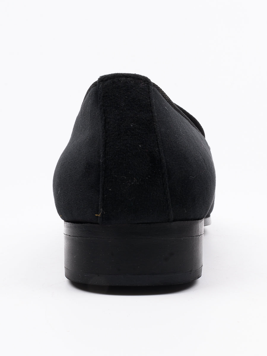 TA "Badge" Black Semi Formal Shoes For Men's (6746402816140)