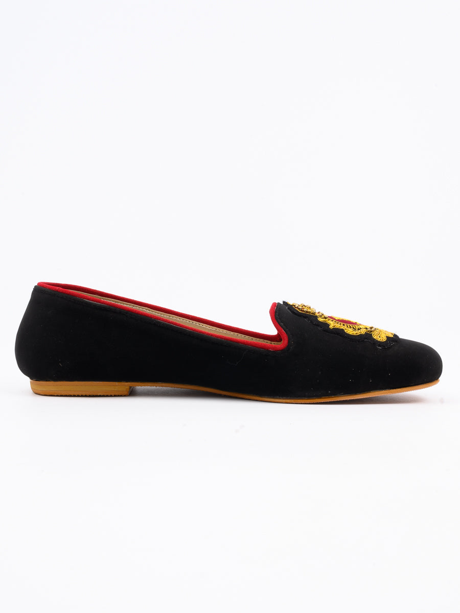 Black Casual Pumps For Women's (6789368676492)