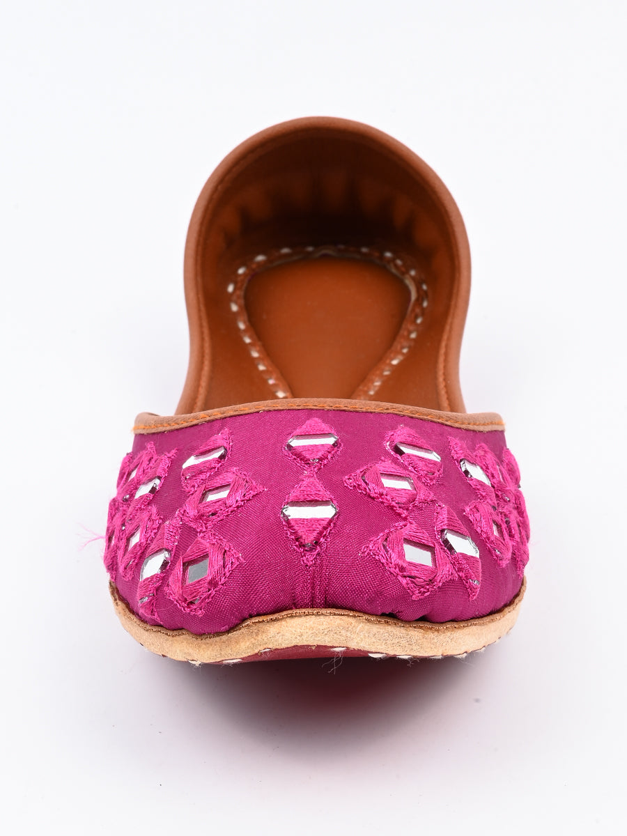 Pink Casual Khussa For Women's. (6903145169036)