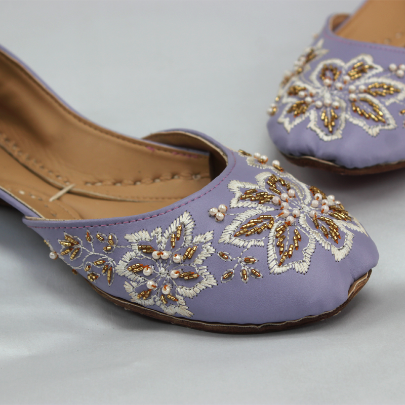 Purple Fancy & Stylish Khussa for Women