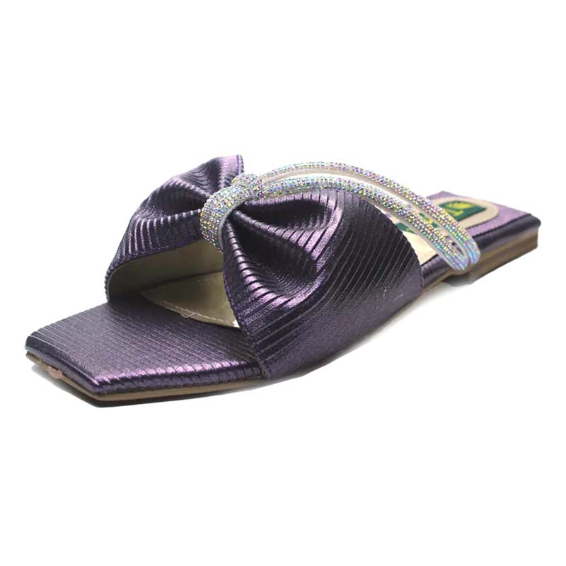 Purple Fancy Slippers