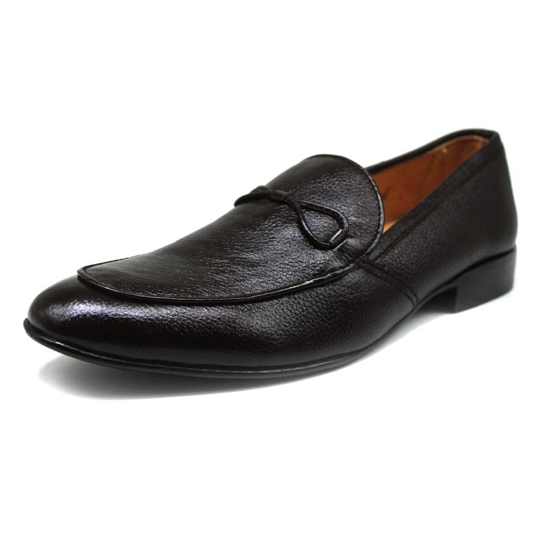 Men's Leather Shoes In Brown